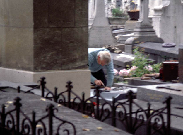 stone cutter at work